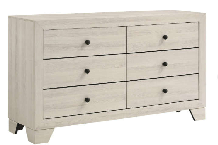 ATTICUS BEDROOM QUEEN  SET WHITE