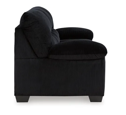 BLACK SIMPLEJOY  SOFA & LOVESEAT
