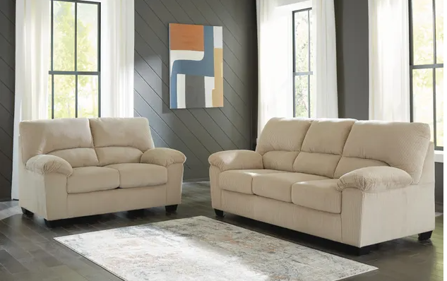 Labor Day Sale Free Coffee Table Set with Sofa & Loveseat