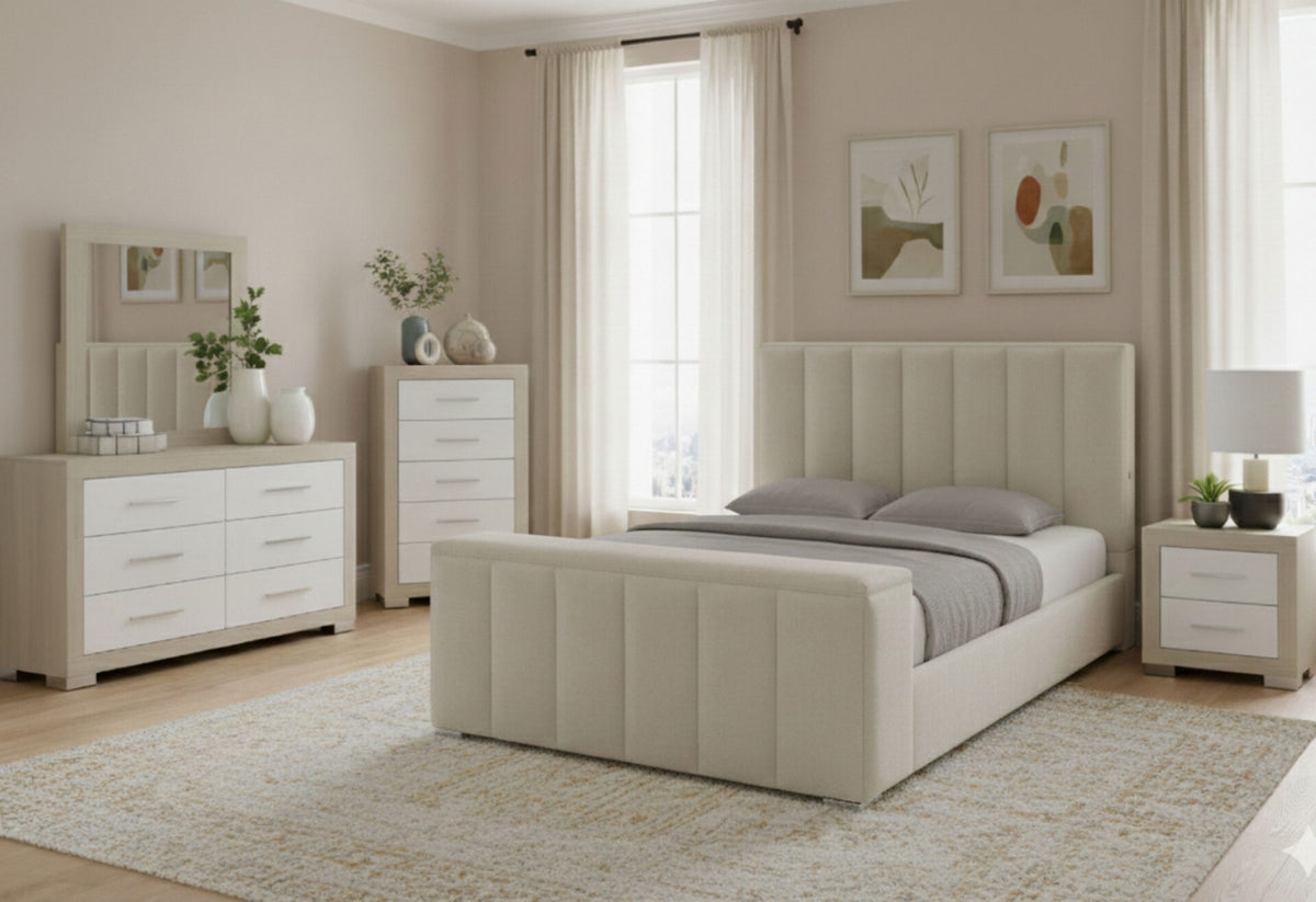 Serenity/Emma Bedroom Collection - Cream