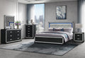 Soleil Charcoal King Bed Group