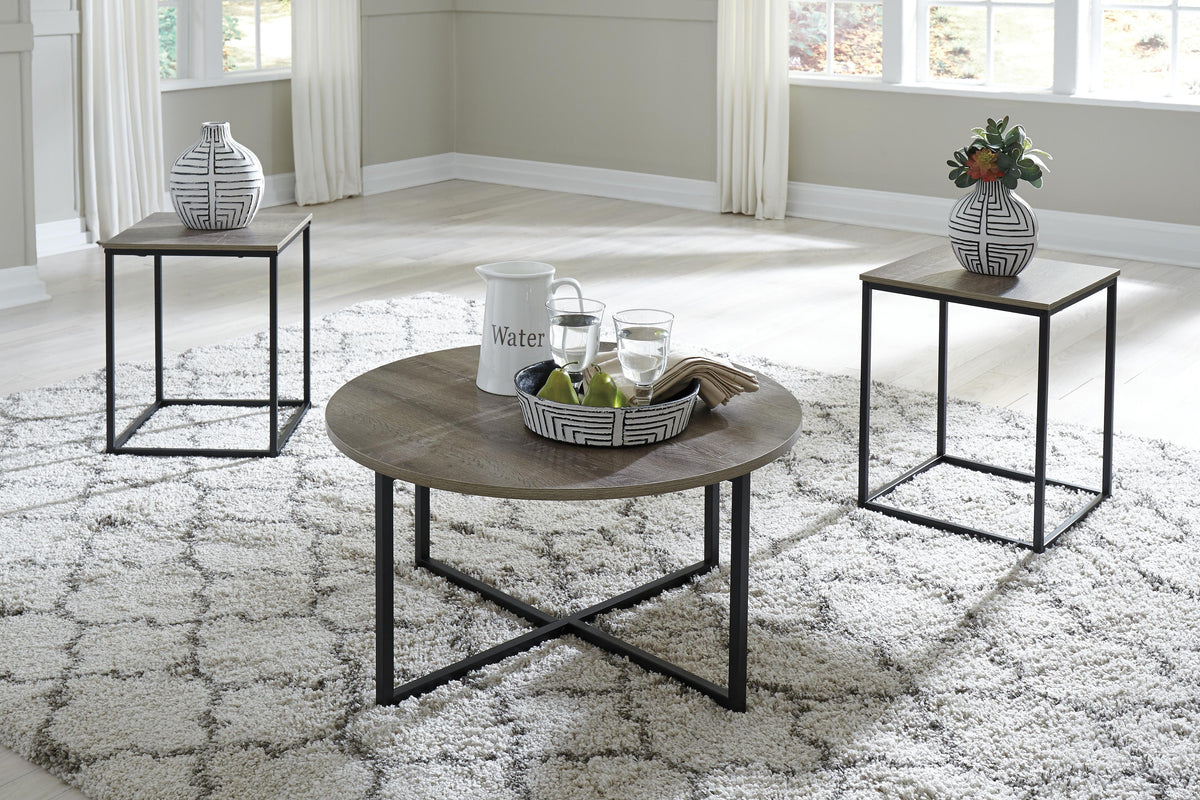 Wadeworth Occasional Table Set (3/CN) - Two-tone