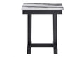 T1319 Blk/Wht End Table