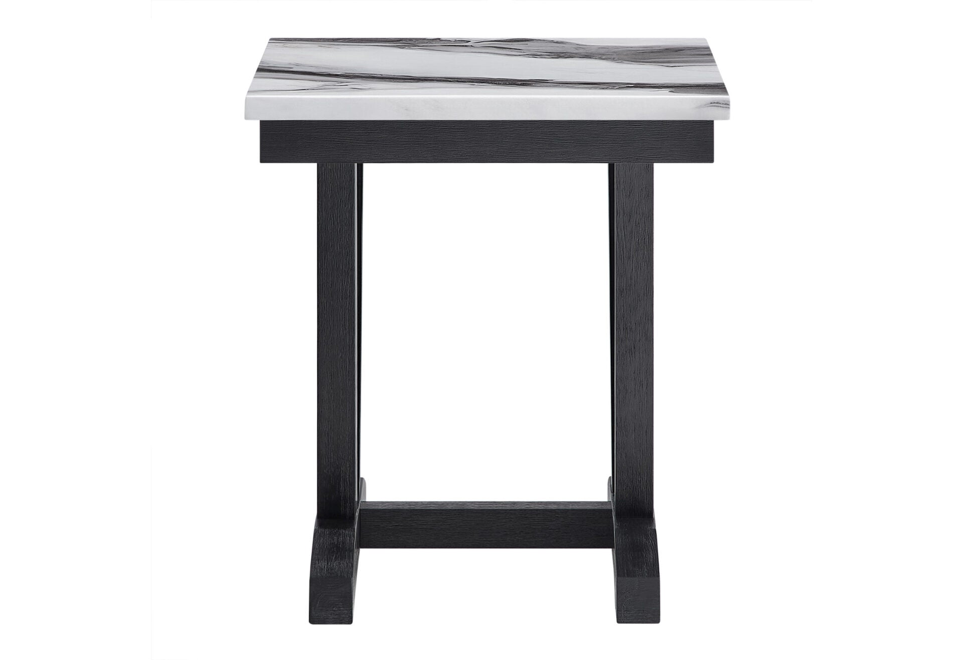 T1319 Blk/Wht End Table
