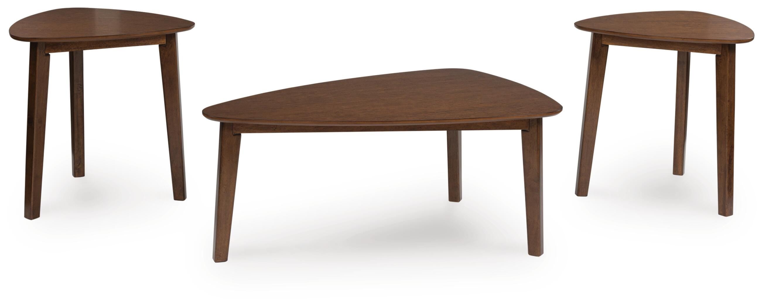 Lyncott Occasional Table Set (3/CN) - Brown