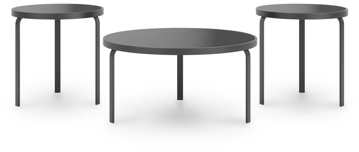 Dorylin Occasional Table Set (3/CN) - Black