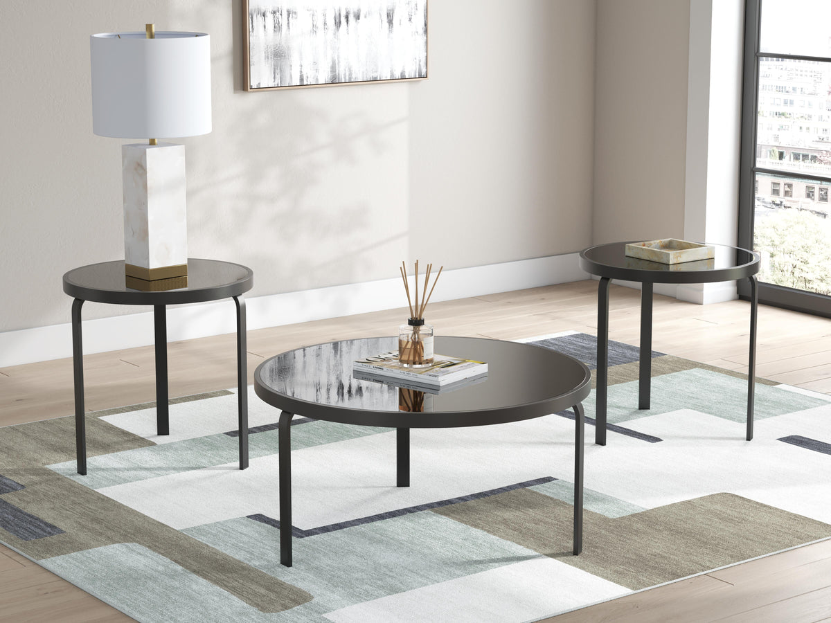 Dorylin Occasional Table Set (3/CN) - Black