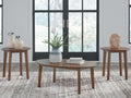 Gordonay Occasional Table Set (3/CN) - Brown