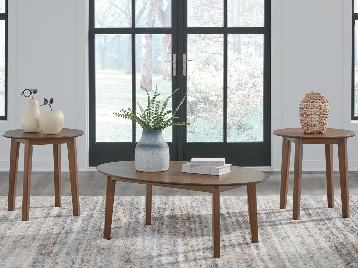 Gordonay Occasional Table Set (3/CN) - Brown
