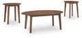Gordonay Occasional Table Set (3/CN) - Brown