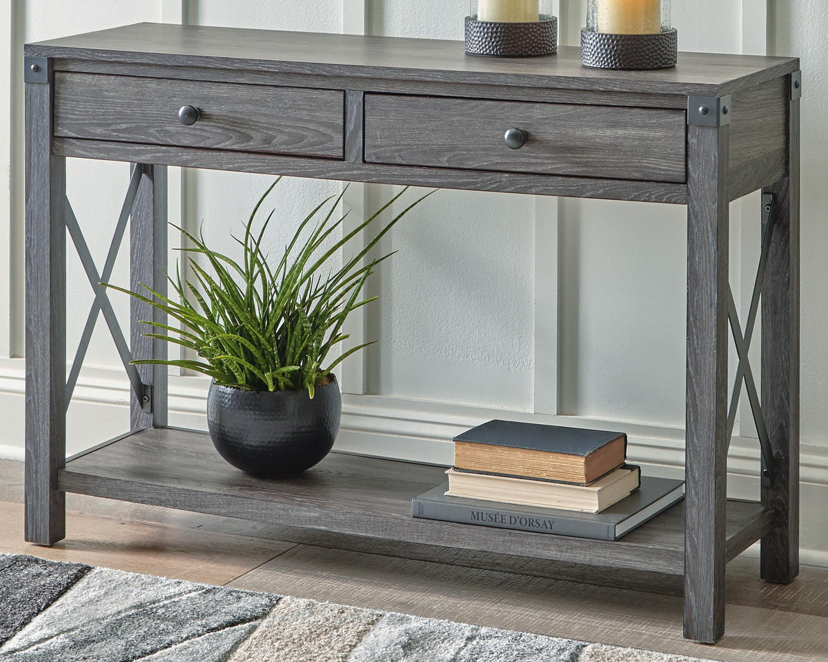 Freedan Tables Collection - Grayish Brown