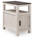 Fendenmore Chair Side End Table - Brown Gray/Antique White