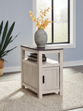 Fendenmore Chair Side End Table - Brown Gray/Antique White