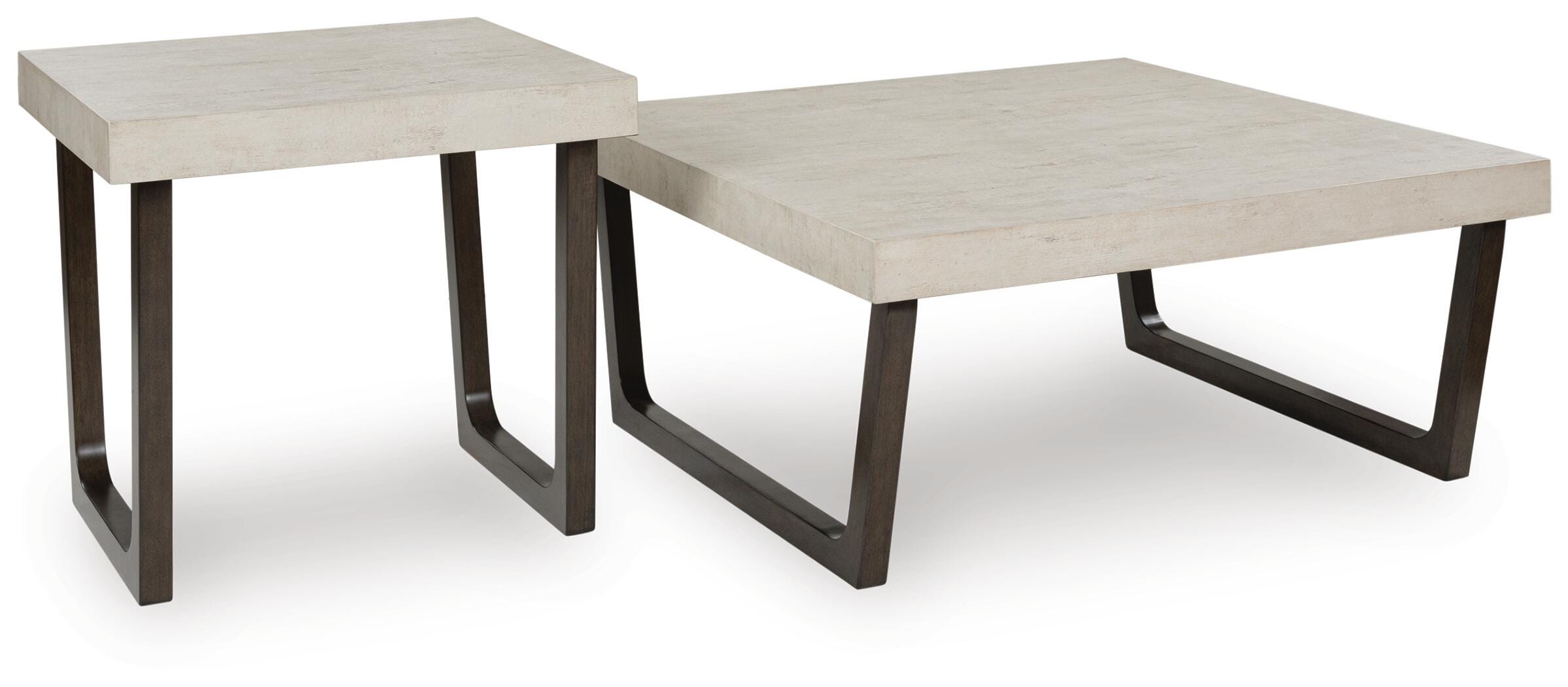 Westenfort Occasional Table Set (2/CN) - Espresso/Gray
