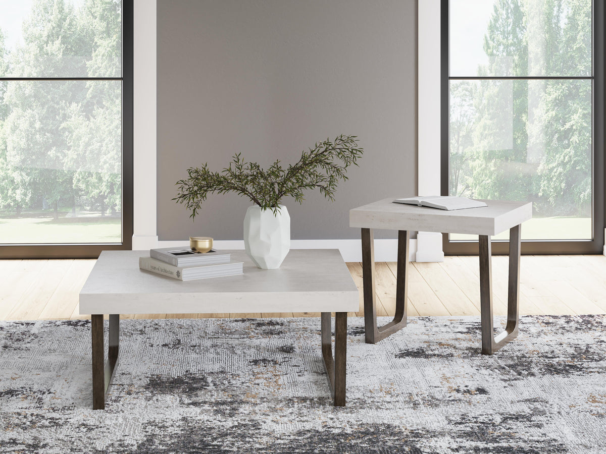 Westenfort Occasional Table Set (2/CN) - Espresso/Gray