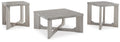 Garnilly Occasional Table Set (3/CN) - Whitewash