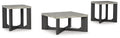 Sharstorm Occasional Table Set (3/CN) - Two-tone Gray