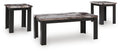 Jazmore Occasional Table Set (3/CN) - Dark Brown