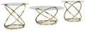 Crimonti Occasional Table Set (3/CN) - Champagne