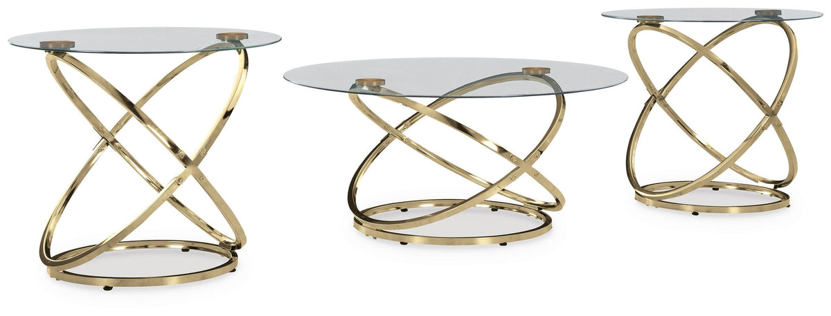 Crimonti Occasional Table Set (3/CN) - Champagne