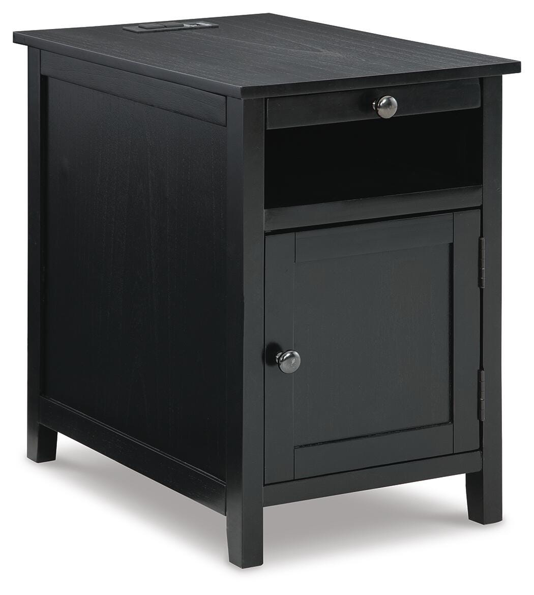 Treytown Chair Side End Table - Black