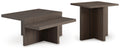 Zendex Occasional Table Set (2/CN) - Brown
