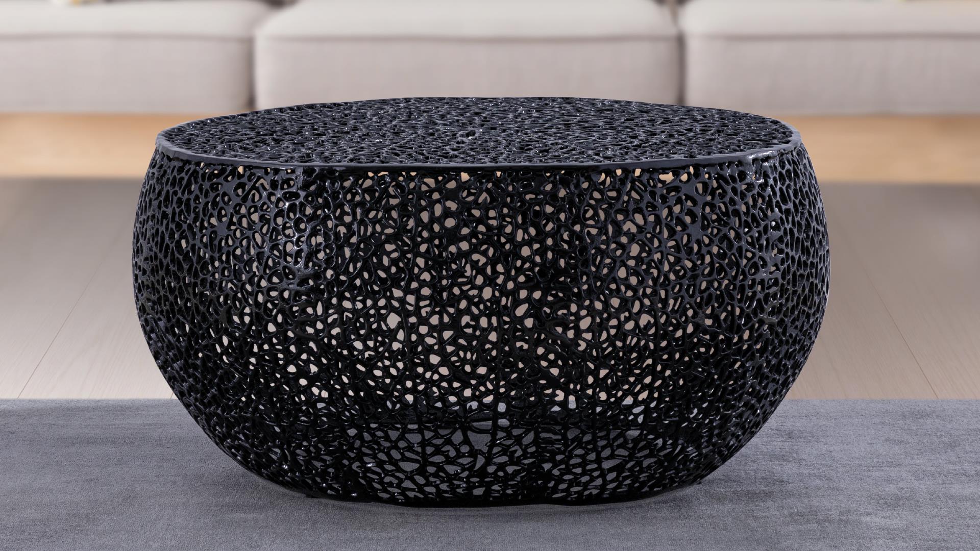 T3502-32 Round Coffee Table Black