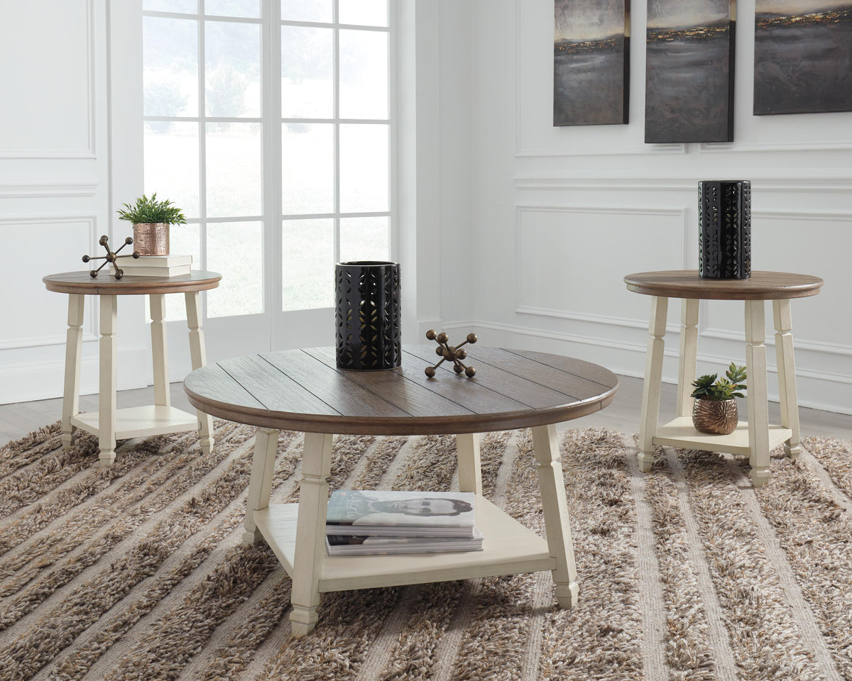 Bolanbrook Occasional Table Set (3/CN) - Two-tone