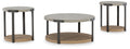 Darthurst Occasional Table Set (3/CN) - Light Brown