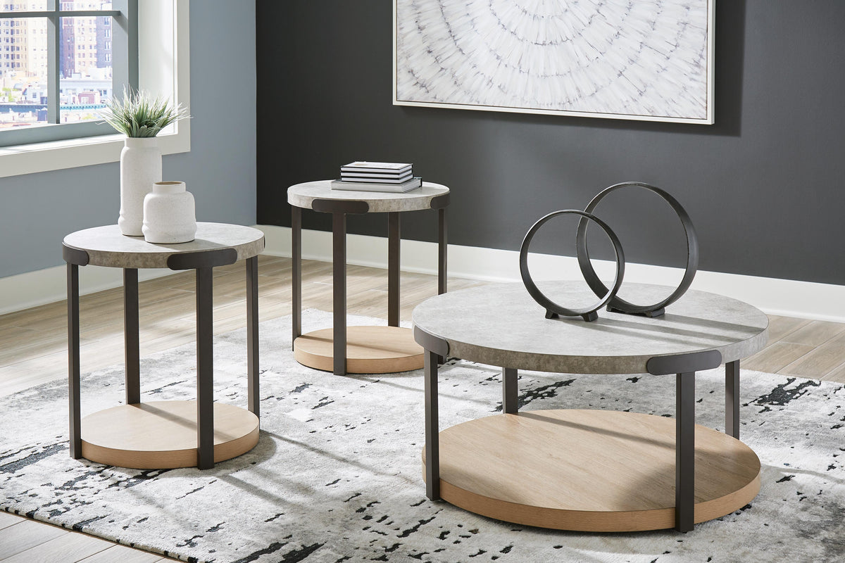 Darthurst Occasional Table Set (3/CN) - Light Brown
