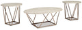 Tarica Occasional Table Set (3/CN) - Two-tone