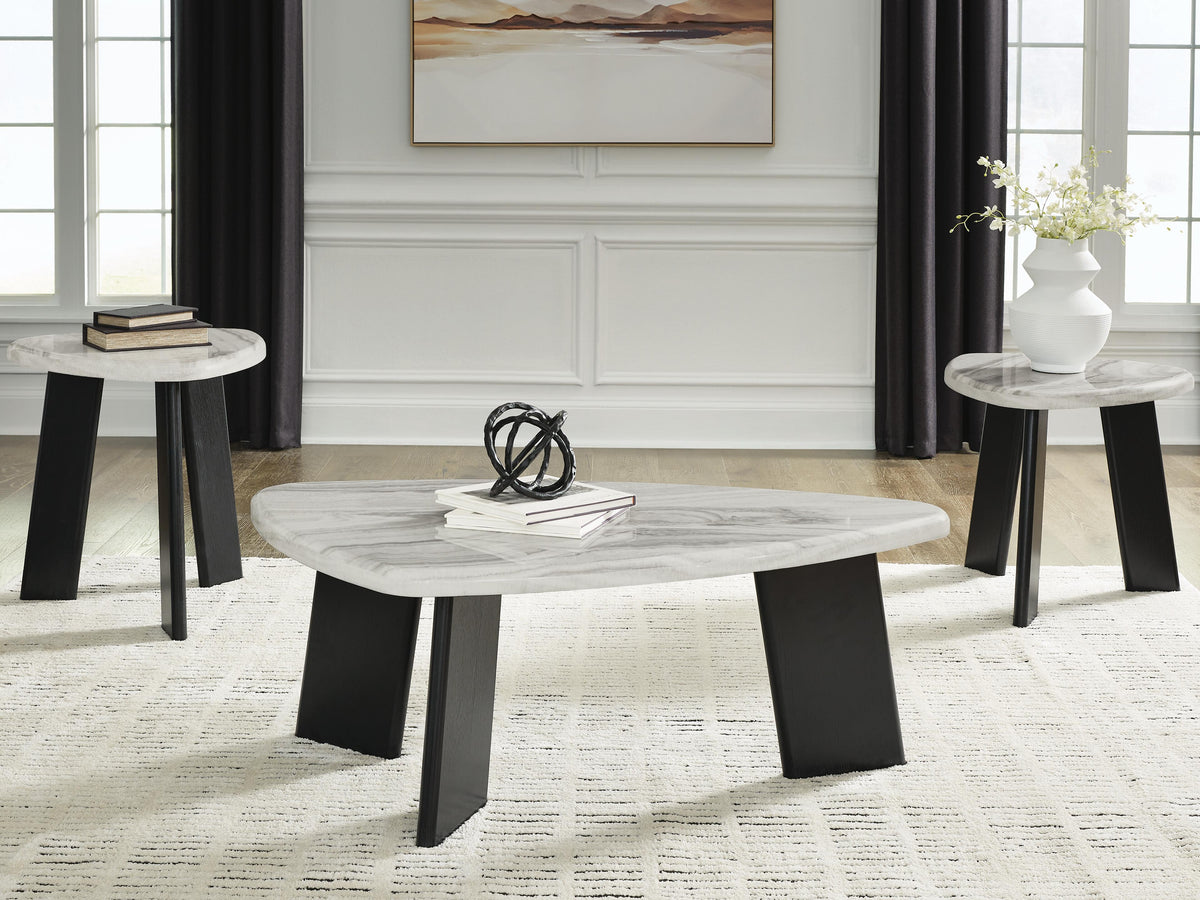 Lilyberg Occasional Table Set (3/CN) - Gray/Black