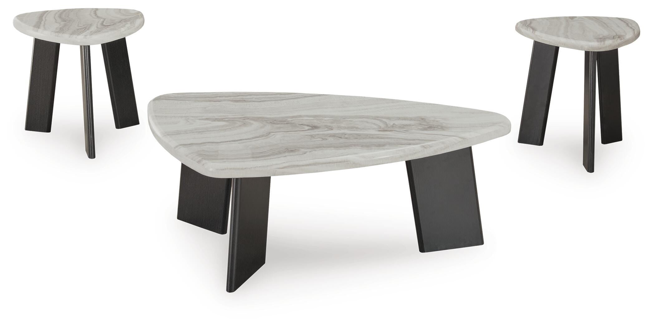 Lilyberg Occasional Table Set (3/CN) - Gray/Black