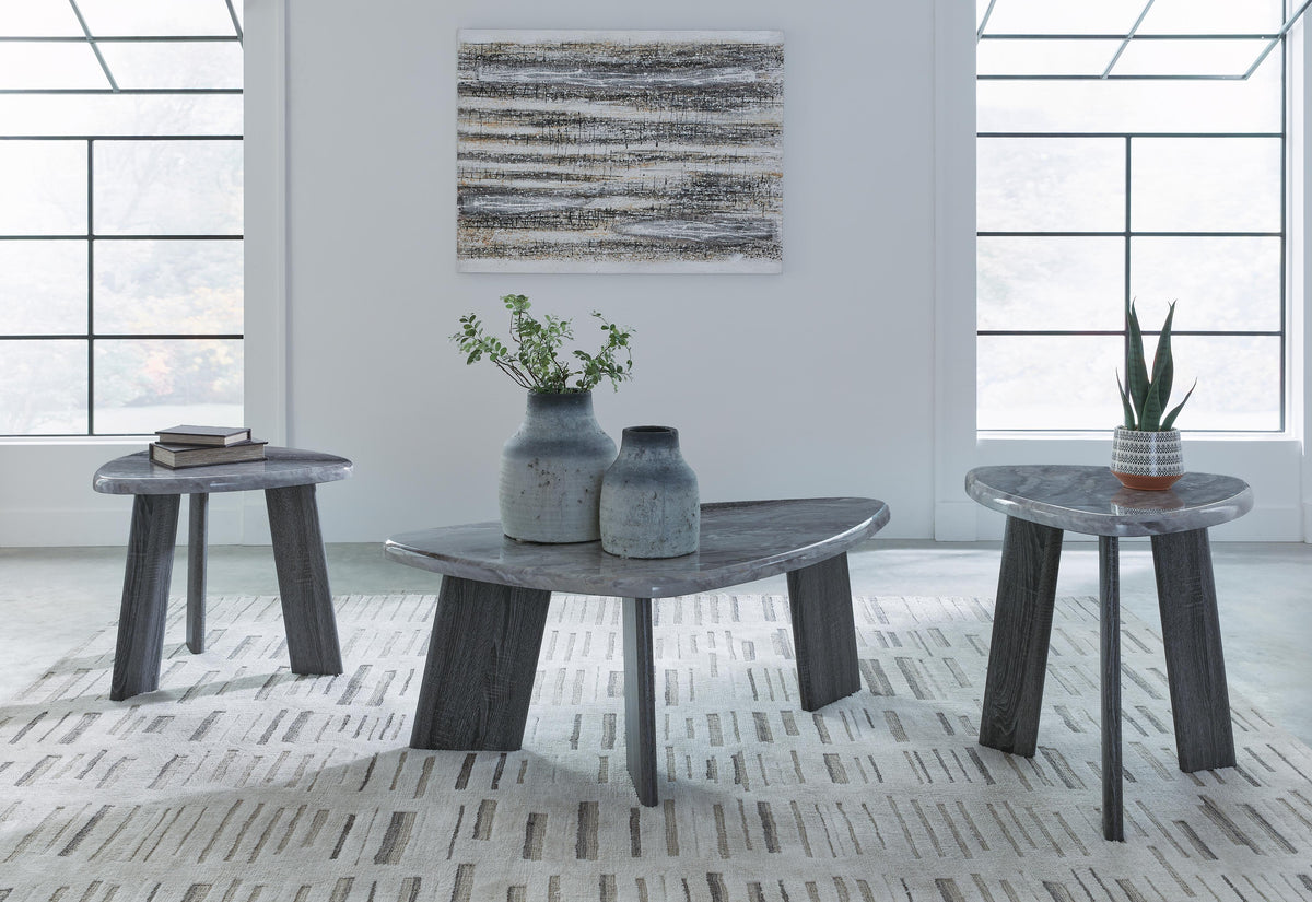 Bluebond Occasional Table Set (3/CN) - Gray