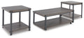 Wilmaden Occasional Table Set (3/CN) - Gray/Black