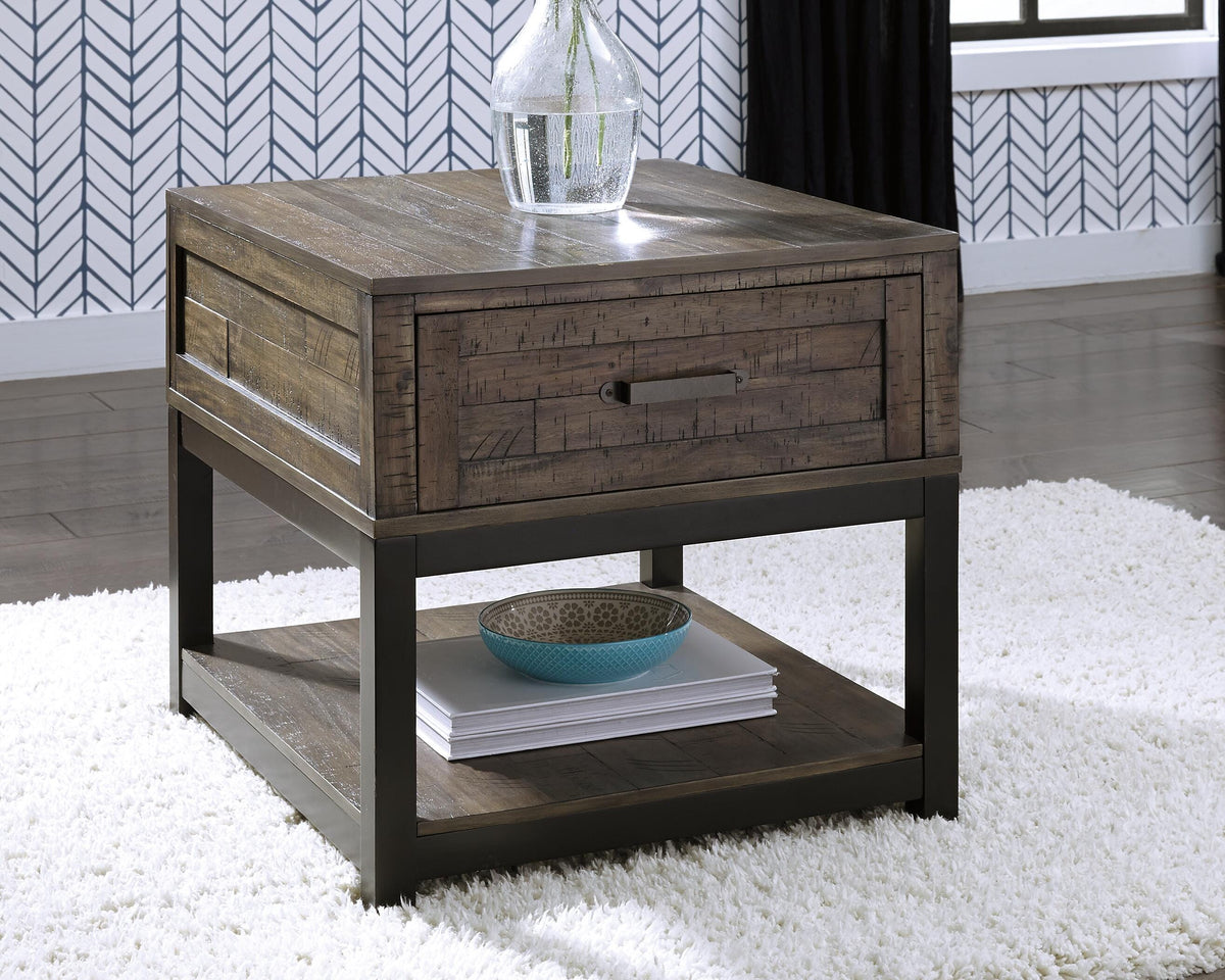 Johurst Tables Collection - Grayish Brown
