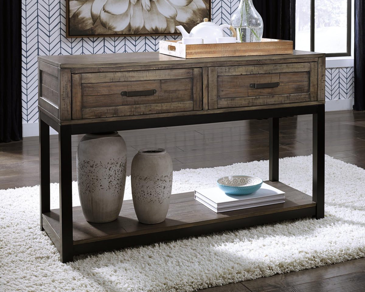 Johurst Tables Collection - Grayish Brown