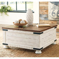 Wystfield Tables Collection - White/Brown