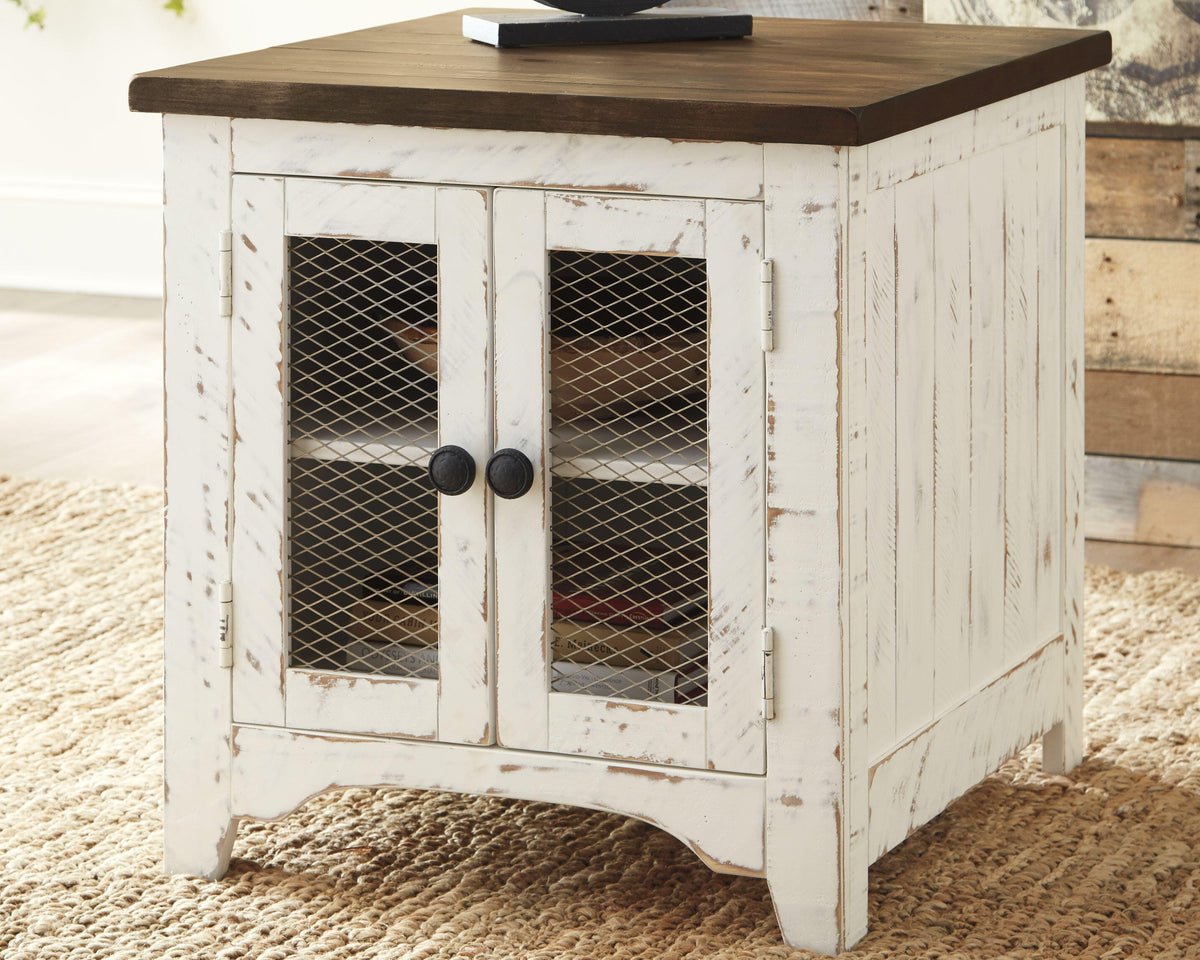 Wystfield Tables Collection - White/Brown
