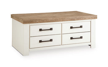 Savonport Tables Collection - White/Brown