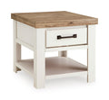 Savonport Tables Collection - White/Brown