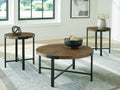 Crosstrail Occasional Table Set (3/CN) - Brown