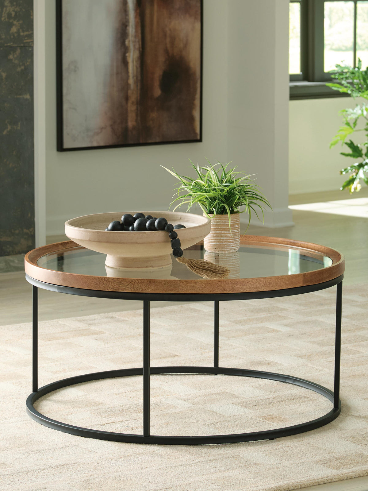 Noraluna Tables Collection - Medium Brown