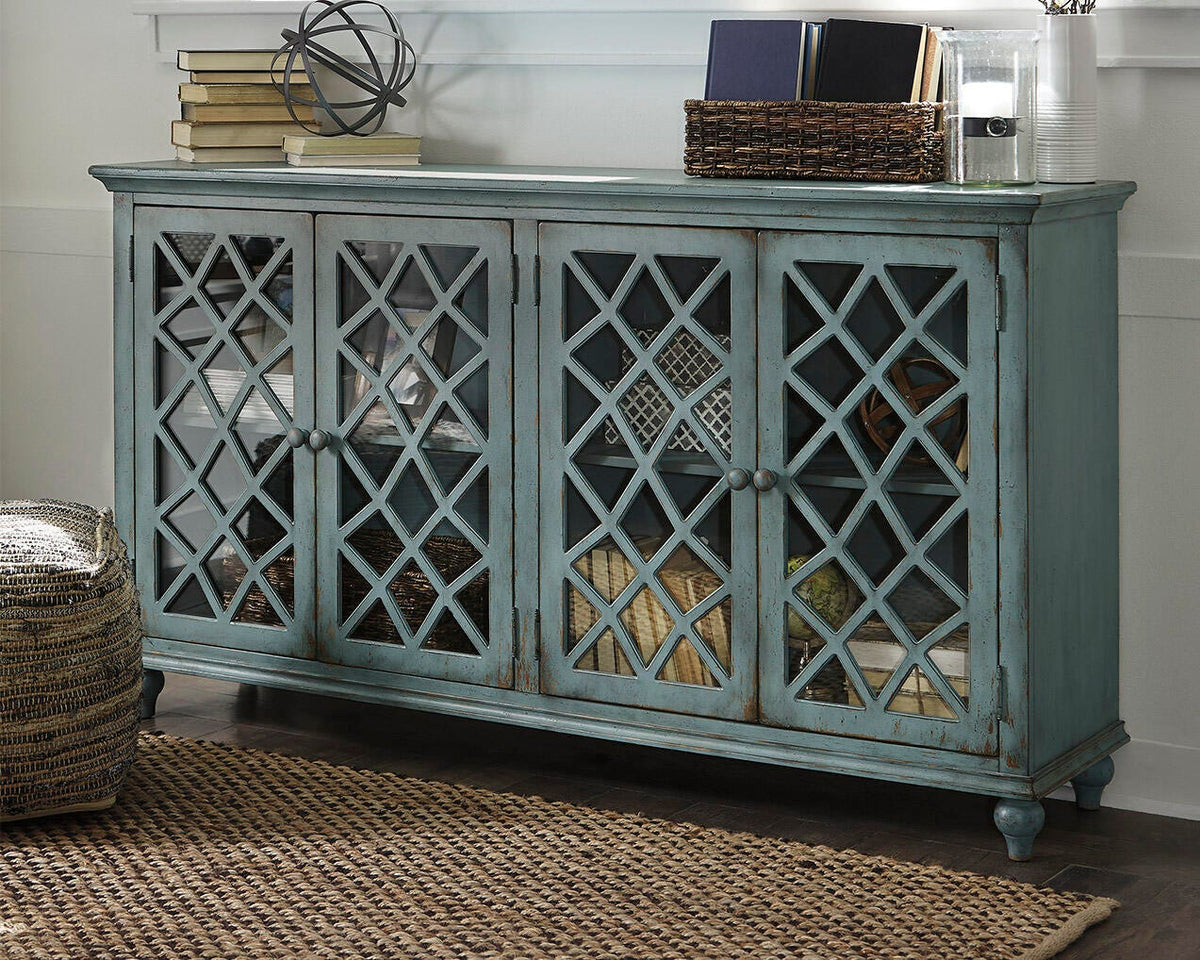 Mirimyn Accent Cabinet - Antique Teal