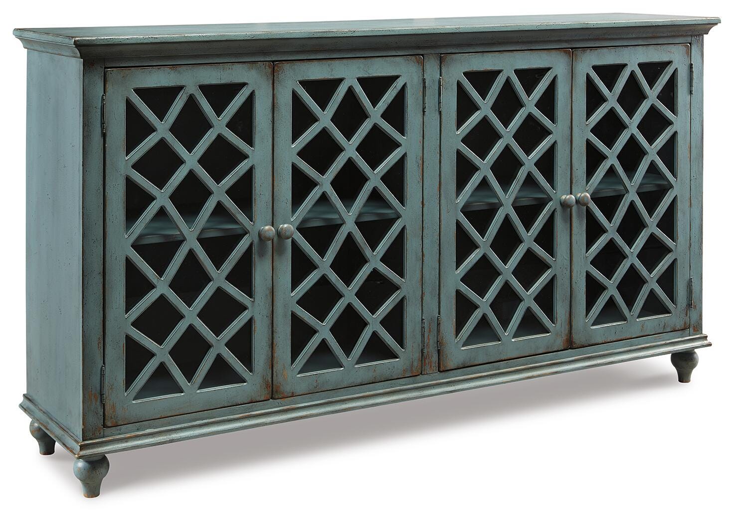 Mirimyn Accent Cabinet - Antique Teal