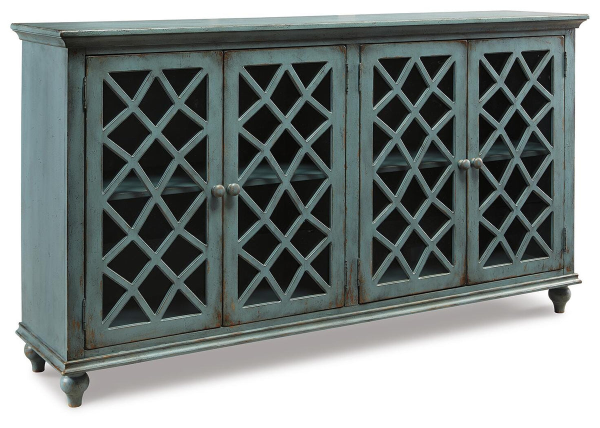Mirimyn Accent Cabinet - Antique Teal