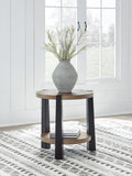 Ridgester Tables Collection - Light Brown/Black