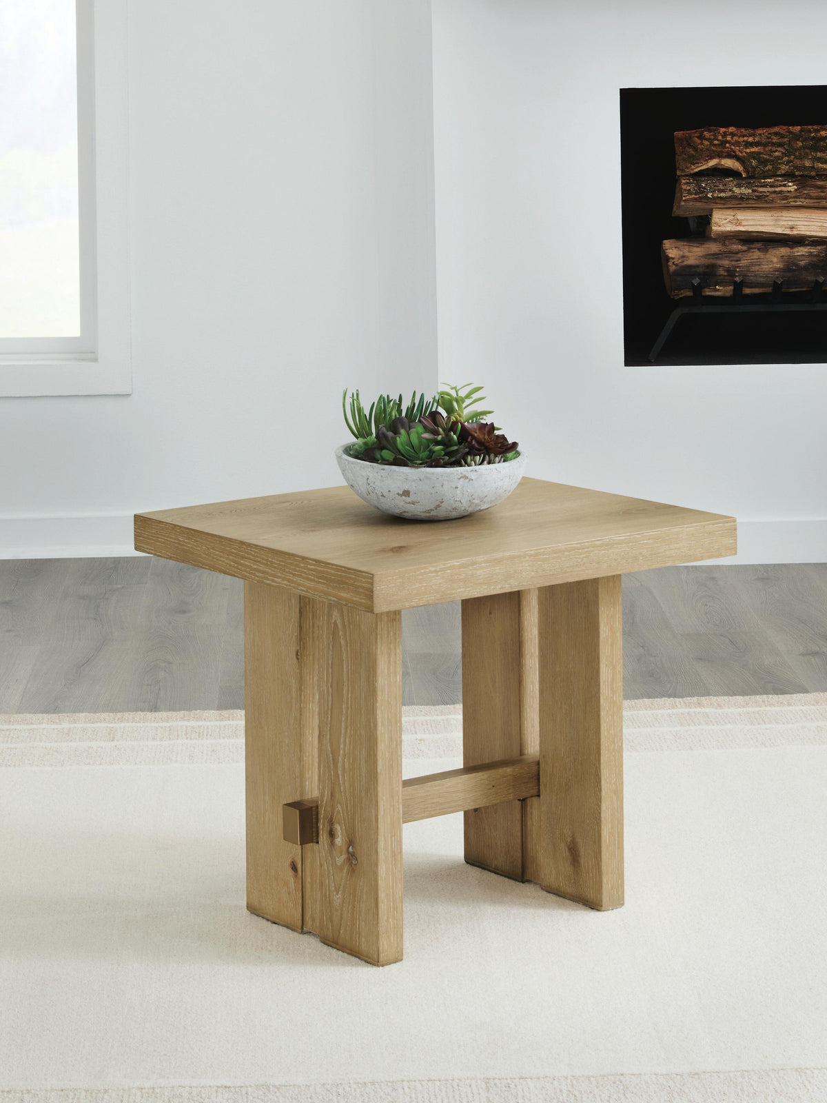 Crendlin Tables Collection - Light Brown