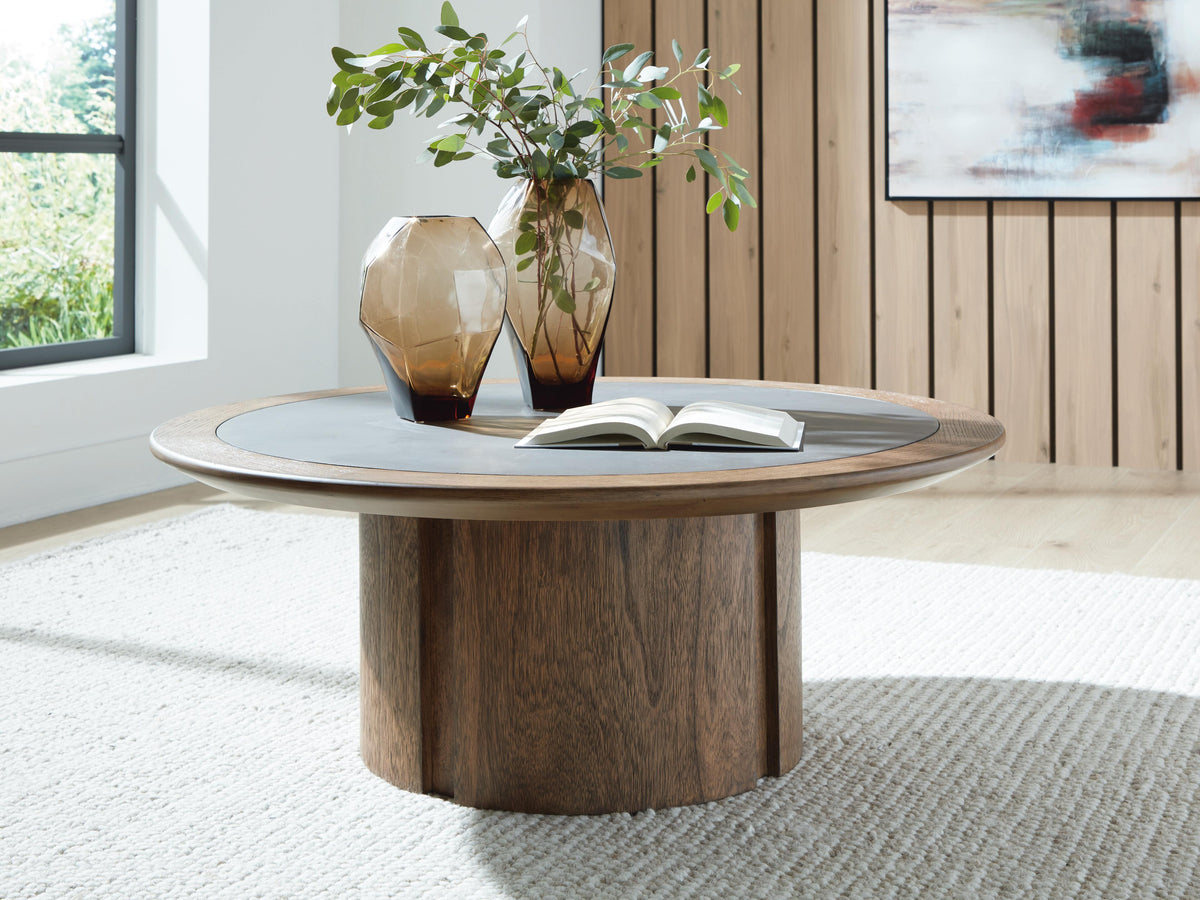 Dontayne Tables Collection - Warm Brown