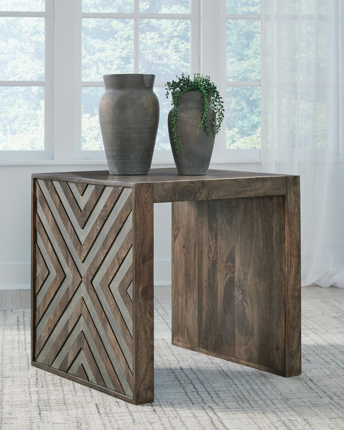 Dreggan Tables Collection - Brown